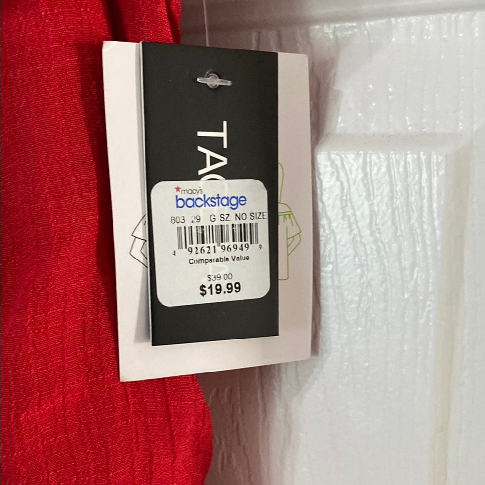 Elegant Red Women's  Jumpsuit - Picture 4 of 4